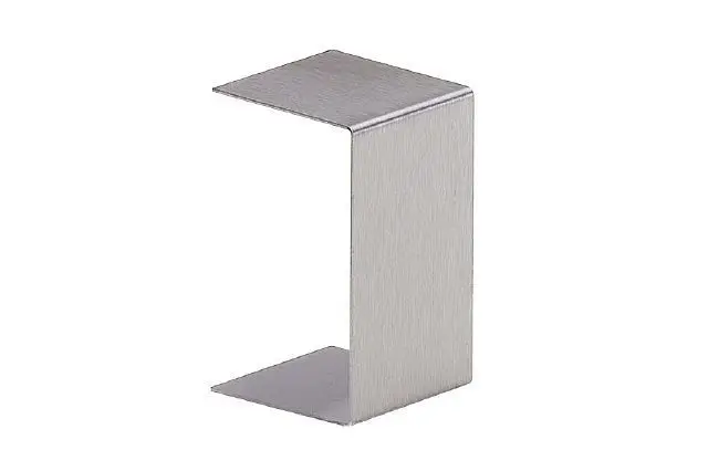 Schluter - KERDI-BOARD-ZC External Connector - Brushed Stainless Steel (V2) 2"