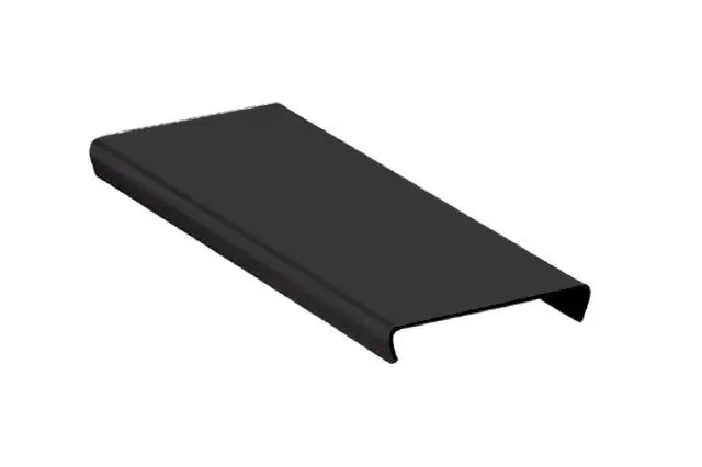 Schluter - KERDI-LINE-FC Cover plate Aluminum Matte Black 1-3/8"