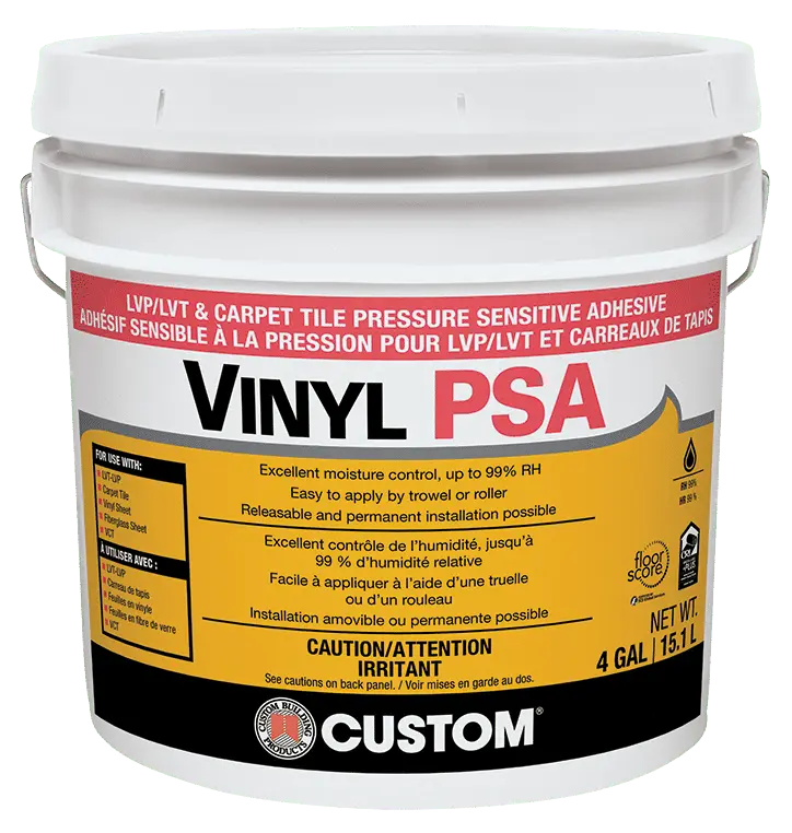 Custom Building Products - Vinyl Adhesive PSA Pressure Sensitive 15.1 L