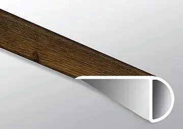 MSI Surfaces Vinyl Prescott Hawthorne Overlapping Stair Nose 94"