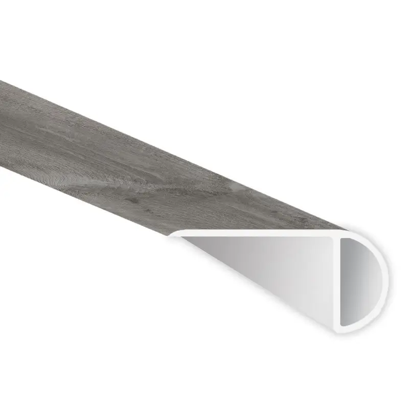MSI Surfaces Vinyl Prescott Katella Ash Overlapping Stair Nose 94"