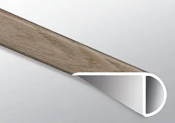MSI Surfaces Vinyl Prescott Whitfield Overlapping Stair Nose 94"