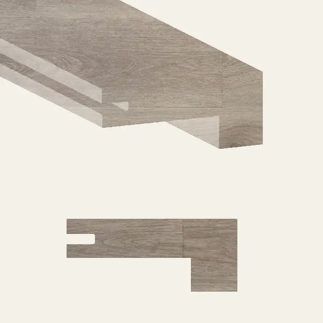 Grandeur Flooring Vinyl Ultimate Lakeview Square Stair Nose 94-1/2"