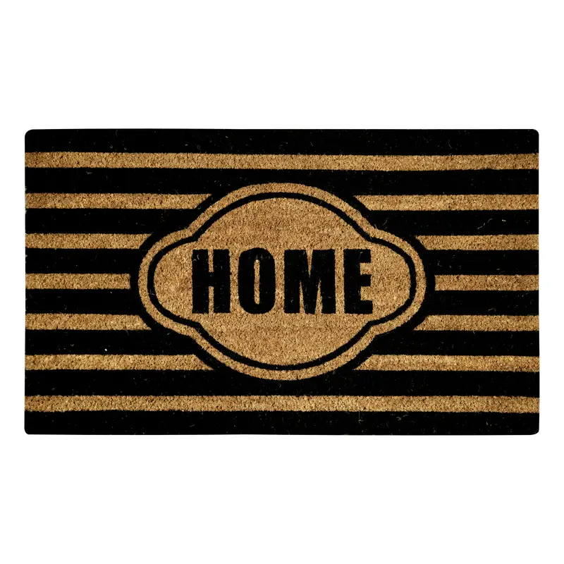 MSI Surfaces Entrance Mat "Home" Striped Coir 18" x 30"
