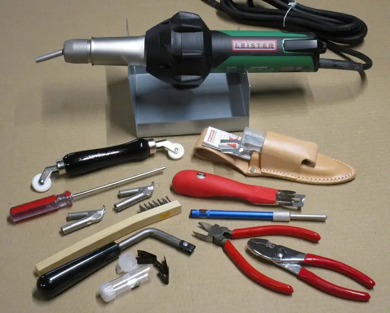 Winkelman - Heat Gun Kit Mozart Basic Floor Welders Kit 602 with Leister Triac AT Heat Gun