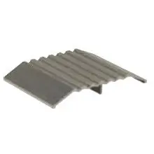 M-D PRO - Aluminum Threshold Drill Staggered Mill Finished 4 x 9'