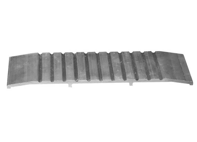 M-D PRO - Aluminum Low Saddle-Type Threshold Drilled Center Mill Finish 1/2" x 6" x 12'