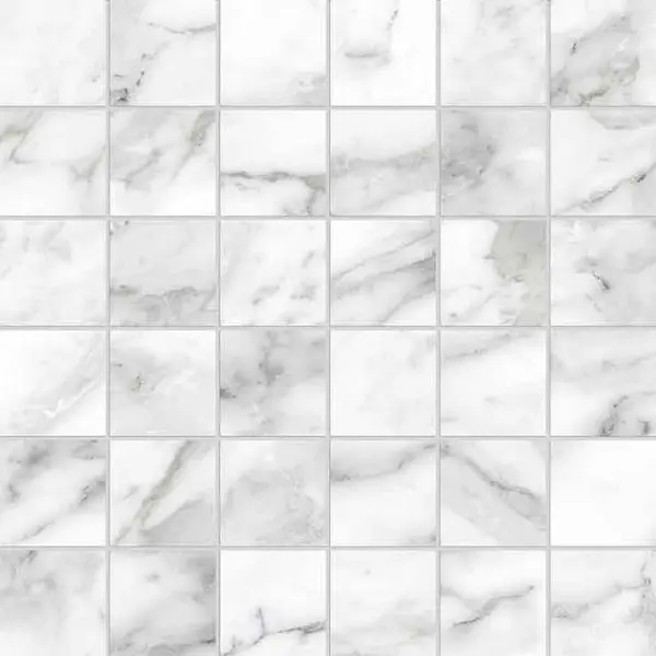 Valencia - Arabescato 2x2 Mosaic