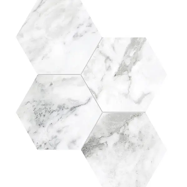Valencia - Arabescato 6 Hexagons Honed