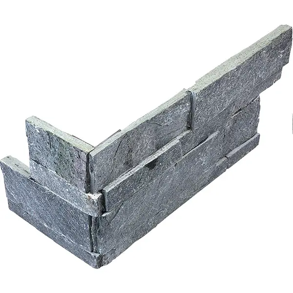 Ledger Stone - Astro Silver Assembled Corner 6x18