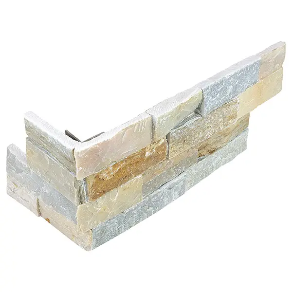Ledger Stone - Beachwalk Assembled Corner 6x18