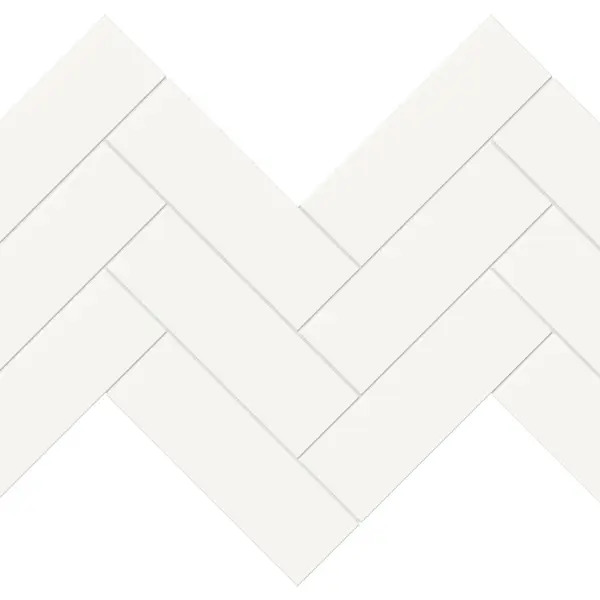 Soho - Canvas White 12x12 Herringbone Matte