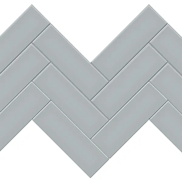 Soho - Cloud Blue 12x12 Herringbone Glossy