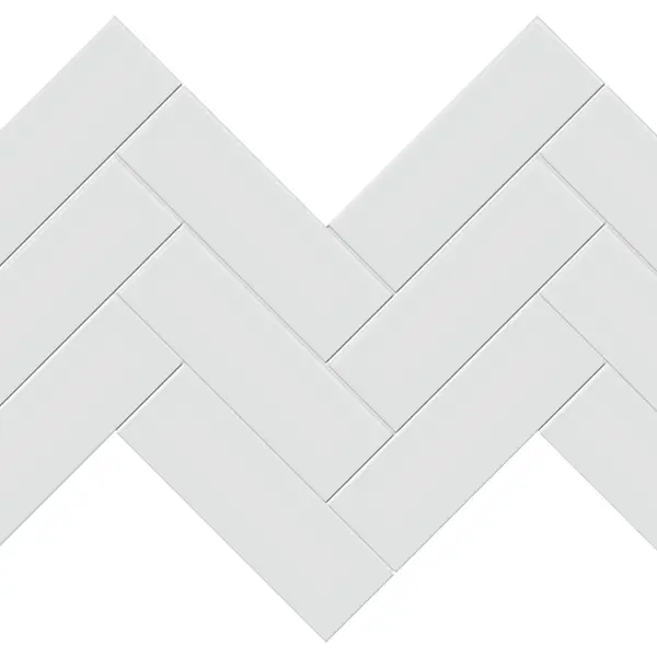 Soho - Gallery Grey 12x12 Herringbone Glossy