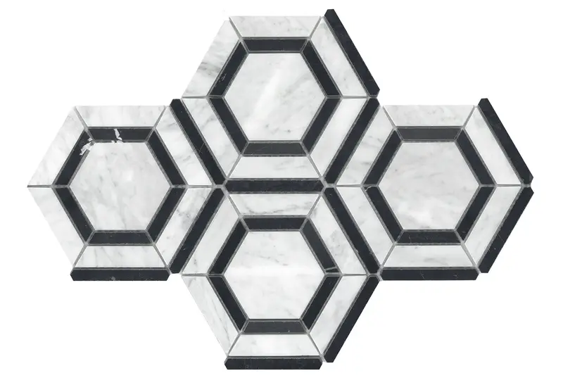 MARBLE - B.Carrara/Nero Marquina