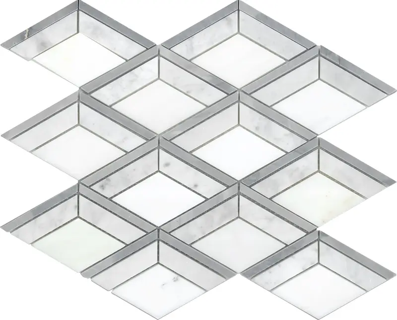 MARBLE - White Marble/grey