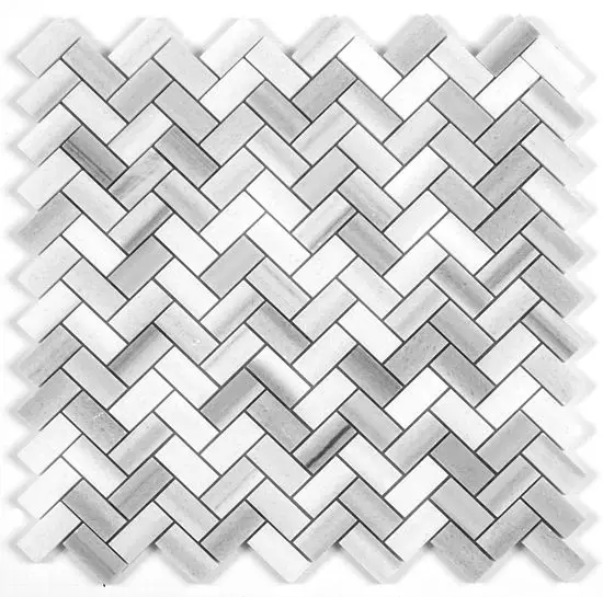 MARBLE Marmara 1" x 2" Herringbone Polished