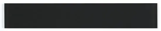 CRISTALLO Black 2" x 12" Matte