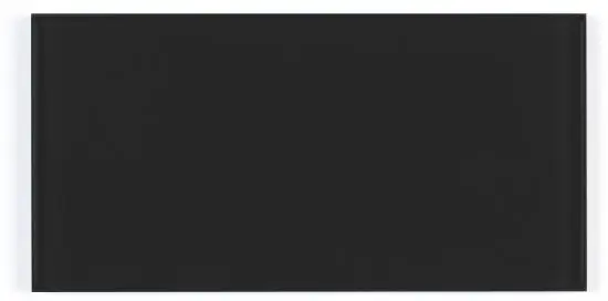 CRISTALLO Black 3" x 6" Gloss