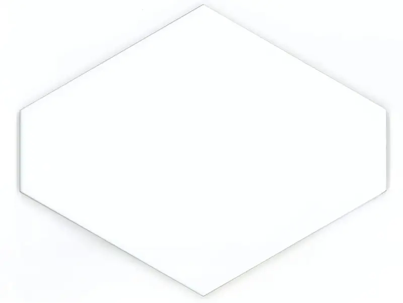 COLOUR AND DIMENSION Arctic White 6" x 8" Matte