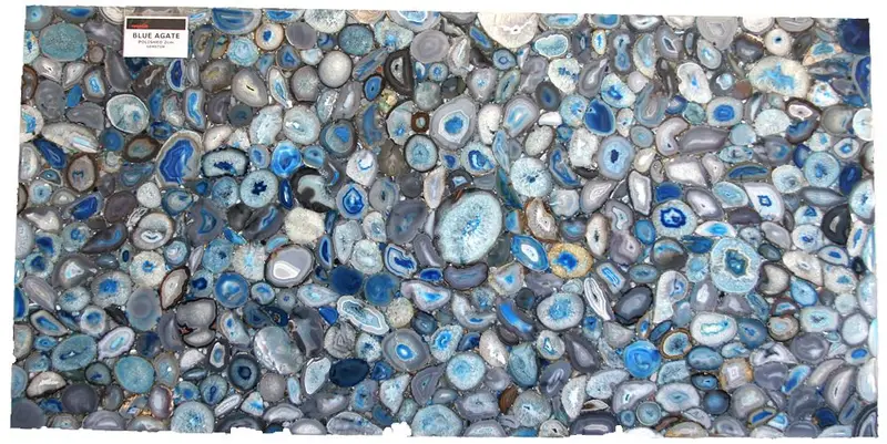 SLABS GEMSTONE - Blue Agate