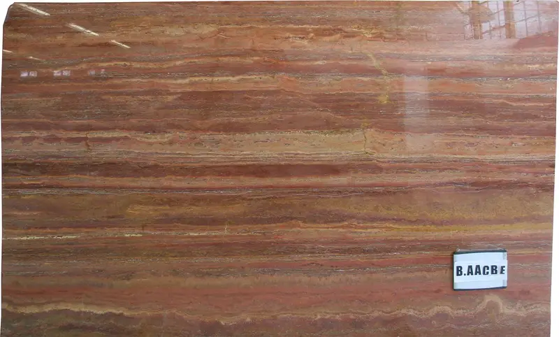 SLABS TRAVERTINE - Red