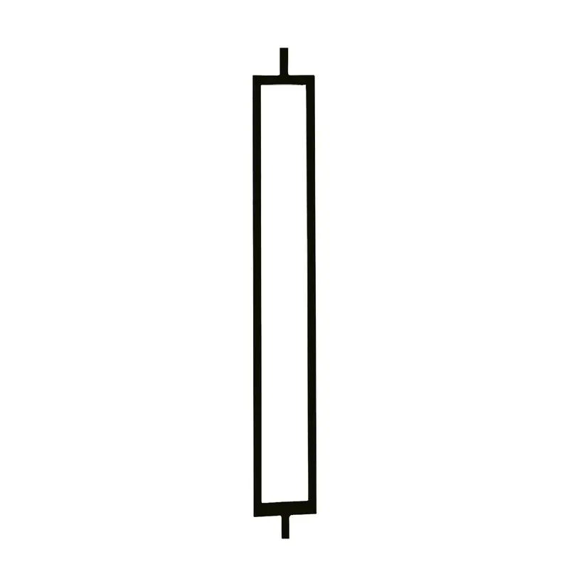 Hollow Single Rectangle Modern Iron Balusters